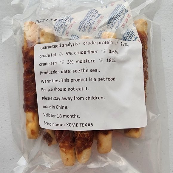 O'Doge Dog Treats 2 Packs Rawhide 2.5" Roll with Chicken. 12 Count. - Picture 4 of 9